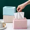 Caja de Pañuelos de Lujo Ligero Estilo Europeo de Gama Alta para el Hogar, Mesa de Café de Sala de Estar, Caja de Pañuelos de Escritorio, Caja Creativa de Alta Apariencia para Almacenamiento de Pañuelos