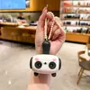 Chaveiro Original Animal de Balanço Desenho Animado Fofo Panda Brinquedo Sonoro Anti-Estresse Pingente para Bolsa de Casal Presente