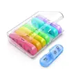 La Caja de Pastillas Morada Más Popular de Amazon para 7 Días a la Semana, Tres Veces al Día, Mañana, Mediodía y Noche Almacenamiento de Pastillas, Caja de Pastillas Conveniente