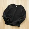 40 Camiseta de Algodón Slub Odale para Niños y Niñas Cuello Redondo Color Sólido Manga Larga Ropa Interior Estilo Primavera y Otoño para Niños Mediana y Grande