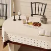 Mantel con Caída Estilo Francés, Lavable, Impermeable, Resistente al Aceite, Salvamanteles Ovalado, Funda Antipolvo para Mesa de Café, Tela de Cubierta Romántica Estilo Americano de Lujo Ligero