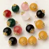 Botones de imitación de jade estilo chino para Hanfu y cheongsam, botones decorativos vintage, botones de vidrio con patrón de jade, accesorios para ropa al por mayor