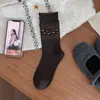 Calcetines para mujer youjiaxiu, colección otoño/invierno, estilo étnico retro, patrón Fair Isle, calcetines finos de lana merino, sin costuras, hasta el tobillo