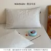 Fronhas de gaze dupla camada 100% algodão, frescas e simples, conjunto de dois, macias e respiráveis, adequadas para dormir de uma pessoa
