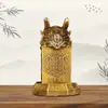 Adorno de Piedra Tai Sui de Latón Puro, Piedra que Atrae la Fortuna, Piedra de Riqueza Pixiu, Decoración de Mesa para Sala de Estar del Hogar