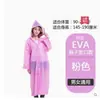 Impermeable Versión Engrosada para Adultos 140g Chaqueta Impermeable para Mujer Portátil Viaje al Aire Libre Blanco Poncho de Lluvia No Desechable Eva