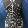 Colar de Corrente em Forma de 8 de Metal Feito à Mão para Mulheres WMS Corrente Corporal Multicamadas Acessórios Transfronteiriços Europeus e Americanos Disponível em Dourado e Prata