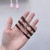 Cuerda para el pelo con estampado de leopardo de Corea del Sur Anillo para el pelo de alta gama, de alta calidad, para coleta alta, Goma elástica, Accesorios para el pelo básicos de alta elasticidad para mujer