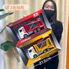 Vehículo de Ingeniería Inercial Grande para Niño Simulación Excavadora de Ciudad Camión de Bomberos Modelo Juguete Institución Venta al por Mayor Caja de Regalo