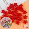 Estrella pentagrama luminosa de acrílico de 12 mm, cabeza de cuerda para pulsera DIY con cuentas, accesorios de joyería, lindo color caramelo