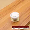 Manija de Cerámica de un Solo Agujero Patrón de Rosa Crackle Dorado y Blanco Estilo Europeo Blanco y Negro Estilo Chino Retro Manija de Tirador para Cajón y Puerta de Gabinete