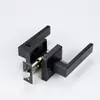 Fechadura de canal de três alavancas para serviço pesado americana, fechadura de porta de quarto sem chave, fechadura de porta leve para comércio exterior, fechadura de três alavancas