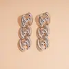 Anillos, Pulseras, Pendientes, Collares, Accesorios de Acrílico con Incrustaciones de Diamantes Ovalados Transfronterizos Europeos y Americanos, Cadenas para Clavícula de Mujer, Adornos Versátiles para el Cuello