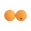 Cuentas de Silicona de 15 mm, Redondas para Pulsera de Abalorios DIY, Llavero, Accesorios para Joyería, Cuentas Sueltas al por Mayor en Stock