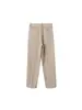 Calça Social Masculina de Verão Retrô Cor Sólida Estilo Cinto para Atacado Transfronteiriço, Luxo Leve, Elegante, Casual de Negócios, Calça Longa Versátil