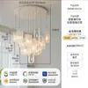 [Transfronteiriço] Balcão de Bar Minimalista Bauhaus Designer Francês Luminária Linear em Tira Luxo Alto Padrão Vidro Luminária Pendente para Restaurante