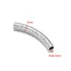 Colgante horizontal en espiral de acero inoxidable dorado de 37 mm de longitud con forma de codo, ideal para hacer pendientes, collares y pulseras, accesorios de joyería al por mayor.