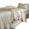 Experiência Romântica Privada Soft Touch ~ Quilter austríaco Lanjing Tencel Jacquard Summer Cool Quilter Quatro Peças com Ar-Condicionado
