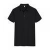Playeras tipo polo de algodón con logo personalizado para ropa de trabajo corporativa, camisetas publicitarias para grupos, camisetas de manga corta con cuello y texto impreso y bordado