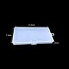 Caja de plástico vacía rectangular transparente, caja de muestra, caja de inyección a juego cero, caja de embalaje, caja de almacenamiento de herramientas, venta al por mayor, larga PP