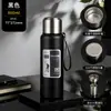 Termo de acero inoxidable 316 para exteriores, taza de acero completo para hombres, taza de separación de té y agua de gran capacidad, taza de agua para viajes y senderismo