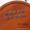 Accesorios de Aleación para Uñas Estilo Gótico Más Vendidos Transfronterizos con Pedrería, Cruz, Murciélago, Luna Creciente, Uñas Portátiles 3D Accesorios DIY