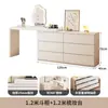 Tocador habitación moderna simple cajonera tocador integrado apartamento pequeño lujo ligero mesita de noche tocador retráctil