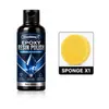 Kineshinex Artesanato em Resina Solução de Polimento e Cuidado 40ml Resina Cristal Transparente Protetor de Brilho Anel