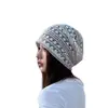 Gorro de Ganchillo Hecho a Mano con Flor, Gorro de Punto Hueco Holgado, Suéter Delgado para Mujer, Nuevo Verano 2025 para Adelgazar el Rostro