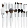 Traje de 30 brochas de maquillaje profesionales de pelo animal, brocha para sombra de ojos, brocha para sombra de nariz, maquillaje de alta gama para maquillador, juego completo de brochas de maquillaje portátiles