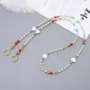 Joyería Zhuzui Nueva Cadena Cruzada de Perlas ABS Hecha a Mano con Cuentas Cadena para Teléfono Móvil Correa para Teléfono Móvil Cadena de Bolso de Hombro