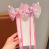 Dibujos Animados Infantiles My Little Pony Dulce Pasador Niña Lazo Malla Clip de Color Súper Hada Princesa Accesorio para el Cabello