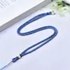 Cadena de cordón hecha a mano de alta calidad, collar de cristal para el cuello, cuerda de cordón de cera de abeja, cuerda trenzada de ocho hilos, Jade de cera de abeja, Jade Hetian