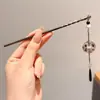 Nuevo Pasador de Madera Estilo Chino para Mujer, Pasador de Borla de Alto Nivel Estilo Antiguo, Pasador Versátil para Recogidos en la Parte Trasera de la Cabeza, Accesorio para el Cabello