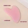 Conjunto de Ferramentas Massageadoras Faciais de 2 Peças Mais Vendido Transfronteiriço Ferramenta Raspador em Formato de Coração Rolo Massageador de Duas Cabeças com Caixa de Presente Agora