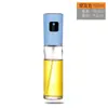 Botella Pulverizadora de Vidrio al por Mayor Cocina Hogar Freidora de Aire Atomización de Alta Presión Aceite Comestible Aceite de Oliva Spray Botella Pulverizadora