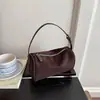 Bolsa de camurça para mulheres, nova coleção de outono 2026, estilo retrô, adequada para o dia a dia, bolsa de ombro, bolsa de axila, bolsa transversal, bolsa almofada