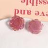 Zhen Tu Verão Floral Folha de Ouro Pétala de Rosa Adesivos Acessórios de Resina DIY Brincos Presilhas de Cabelo Materiais para Capa de Celular Atacado