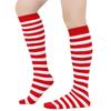 Meias de panturrilha listradas transfronteiriças Meias de Natal Meias até o joelho Meias masculinas Meias de casal Meias europeias e americanas para pais e filhos Meias de desempenho Meias JK
