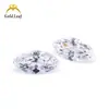 1,5x3 ~ 10x20mm 3 A5A zircônia branca em formato de olho de cavalo Wuzhou pedra preciosa artificial fundo pontiagudo Pedra Branca Diamante pedra solta