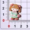 Serie de Chicas Disfrazadas Lindas de Dibujos Animados Accesorios de Resina DIY Pasador de Pelo Hecho a Mano Pegatina para Taza Hebilla de Zapato Materiales Colgantes