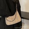 Bolso Pequeño de Cadena a Cuadros de Moda para Mujer Este Año 2026 Nuevo Bolso Tote Cruzado de Hombro Único de Venta Caliente Transfronteriza
