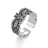 Anillo de Bestia Divina Taotie Anillo Retro Agresivo para Hombre Anillo Nafu Anillo Abierto para Hombre