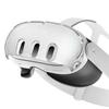 Funda de Cristal con Purpurina para Meta Quest 3, Funda Protectora Transparente de PC, Adecuada para VR, Soporte Oficial, Base de Carga, Funda para Consola, Específica para VR