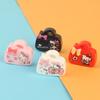 Accesorios de Resina DIY de Dibujos Animados Joyería Bolso Crema Pegamento Horquilla Funda para Teléfono Móvil Hebilla de Zapato Llavero Colgante con