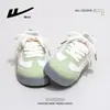 Zapatos de Entrenamiento Alemanes Nuevos de Primavera de Caña Baja con Bloques de Color Dopamina, Diseño Moderno y Versátil, Zapatos Elegantes y Frescos para Mujer