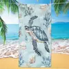 Tartaruga de Microfibra Lã Dupla Face Comércio Exterior Absorvente de Água Popular Toalha de Praia Secagem Rápida Estampa Digital Toalha de Banho Toalha de Praia