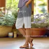 Pantalas Casuais de Rua da Moda Personalizadas com Impressão Digital 3D de Novo Estilo Europeu e Americano Transfronteiriço para Mulheres, Comprimento Médio, para Ir ao Trabalho, Verão