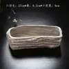 Vaso de Flor de Rocha Vulcânica de Hainan Grama Moeda Grama Moeda Vaso de Flor Hidropônico Pedra de Imitação Bonsai Suporte de Flor de Cerâmica Criativo Sem Furos