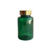 Botella de Producto de Salud para Mascotas Personalizado Spot Botella de Muestra para Mascotas Botella de Plástico Verde Botella Secundaria Sólida Botella Sellada de Boca Ancha